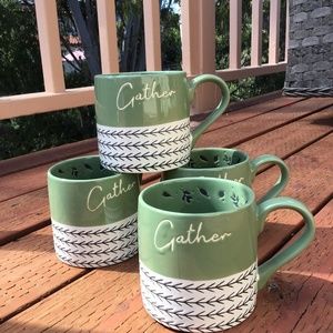 4 NEW ‘Gather’ Coffee Mugs